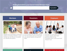 Tablet Screenshot of nottspf.org.uk